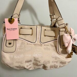 Juicy Couture Fan Club Satchel- Sandstorm